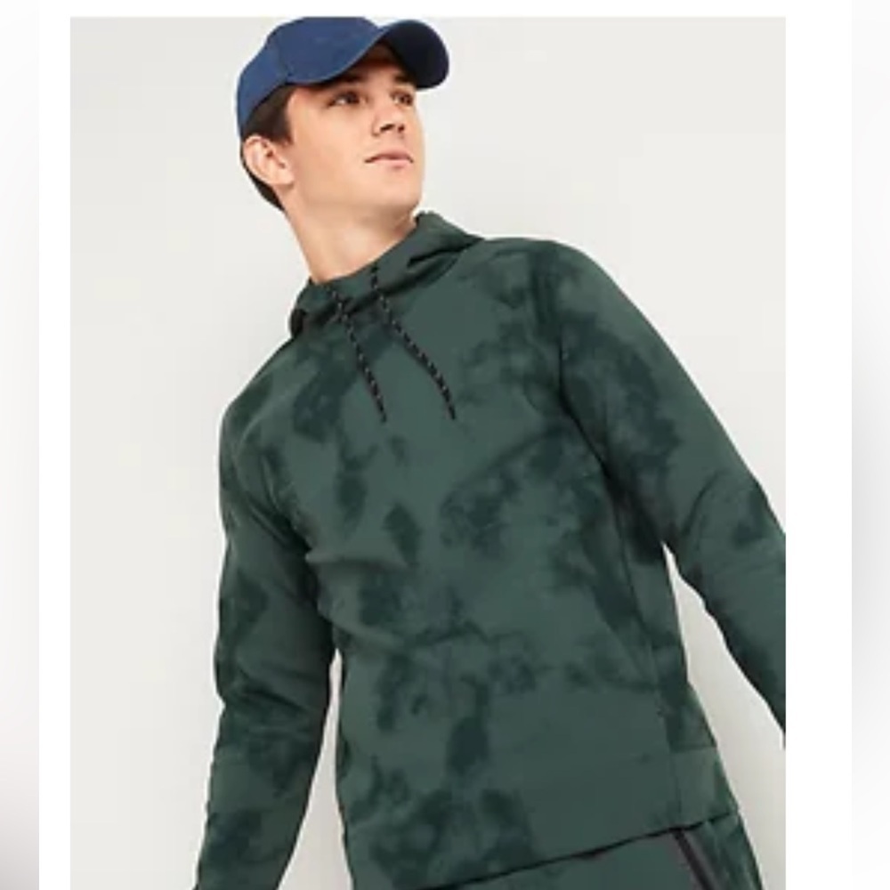 OLD NAVY dynamic fleece tie dye hoodie